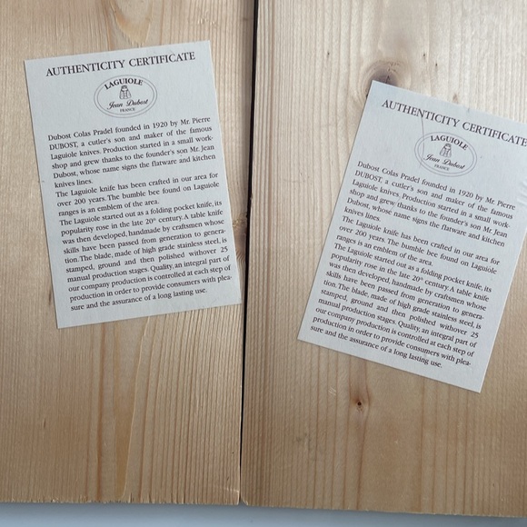 Laguiole Sets 3-Piece Serving Cutlery Set Black and 4-Piece Cheese Knives Black - Picture 9 of 9